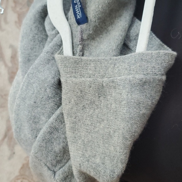 John Ashford pure wool gray cardigan sweater - Picture 8 of 8